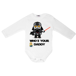 Carra Who is your Daddy бебешко боди